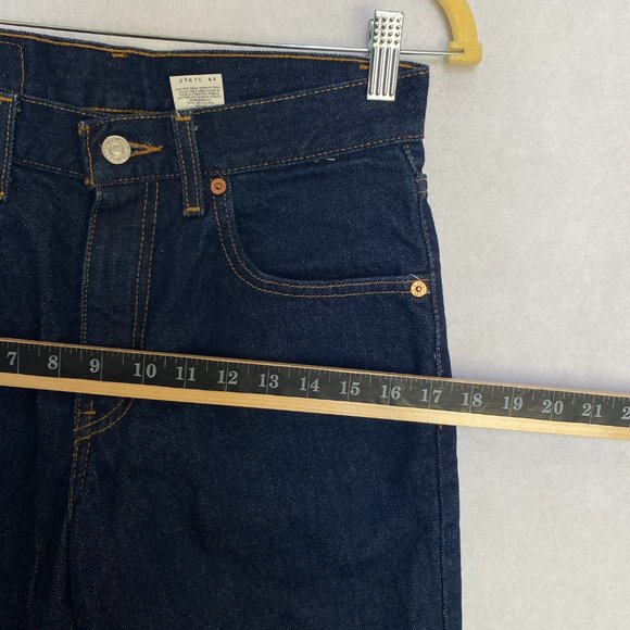 Y2K Levi's Womens 550 W29xL32 Relaxed Fit Jeans High Rise Cuffed Hem Crop Size - Picture 9 of 11